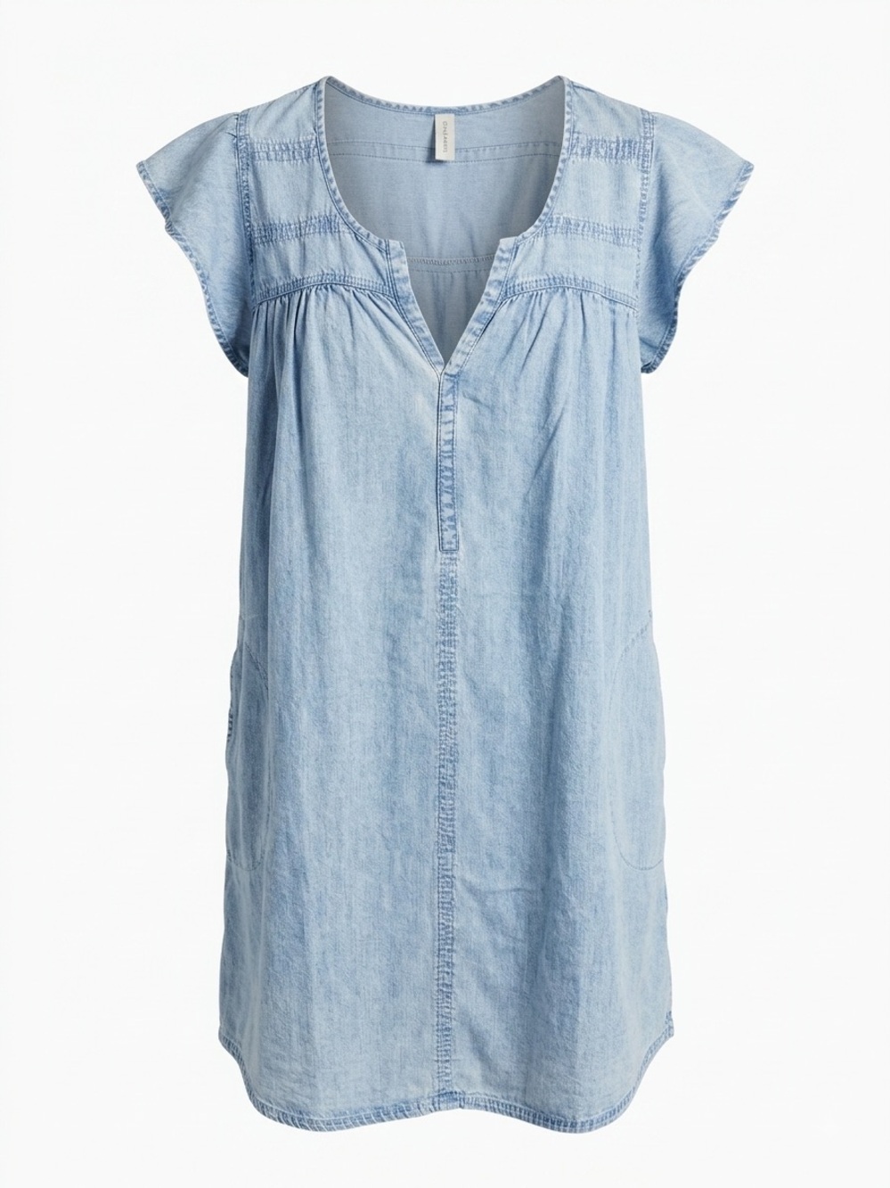 Gentle Fawn Olivia Chambray Denim Mini Dress NWT L